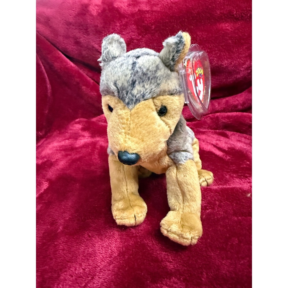 Ty Beanie Babies Sarge Dog Unisex Small Tan Excellent German Shepherd 2000